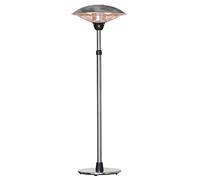 Outsunny Calefactor de Pie de Exterior Calentador de Terraza IP44 Plata