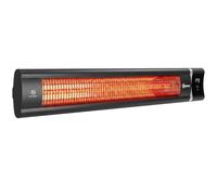 Outsunny Calefactor por Infrarrojos Terraza 3000 W, IP65, 9 Niveles Calor | Estufa Exterior Eléctrica de Pared, de Aluminio, con Temporizador 24 H, Control Táctil/Remoto, Pantalla LED para Exterior