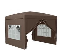 Outsunny Carpa Plegable Pop-up 3x3 m con 4 Paredes Anti-UV Bolsa de Transporte Aosom España