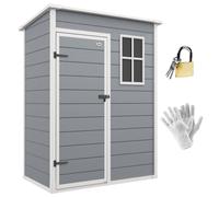 Outsunny Caseta de Jardín Gris