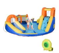 Outsunny - Castillo hinchable 6 en 1 grande