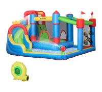 Outsunny Castillo Hinchable para Niños Grande Tobogán 390x300x197 cm