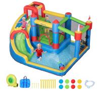 Outsunny Castillo Hinchable para Niños Tobogán 390x300x197 cm Multicolor