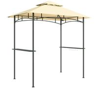 Outsunny Cenador para Parrilla con LED 240x150x258 cm resistente al agua y retardante de llama Cenador de jardín con doble capa Aosom España