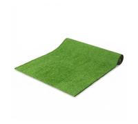 Outsunny césped artificial 1m x 4m, alfombra césped artificial con altura de hierba 10 mm, drenaje automático, para jardín, terraza, patio, balcón, interior y exterior, verde 1000 cm