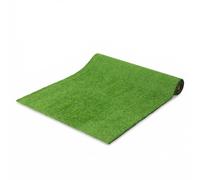 Outsunny Césped Sintético 1m x 4m Alfombra Césped Artificial con Altura de Hierba 10 mm Drenaje Automático Verde