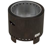 Outsunny Chimenea de Fuego, Fogón, Fogata, resistente a la intemperie, 45x45x42 cm, Negro + Bronce Aosom España