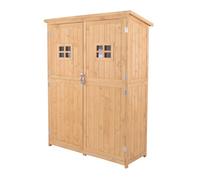 Caseta para herramientas Outsunny color Marrón