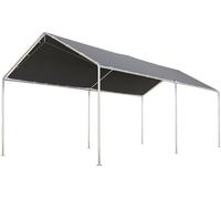 Outsunny Cochera exterior 294x595x260 gris