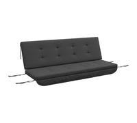 Outsunny Cojín de asiento y respaldo para jardín 170x100x8cm Gris oscuro Aosom España