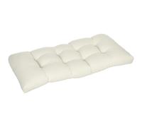 Outsunny Cojín para Banco 2 Plazas 110x48x8 cm para Interiores Exteriores Crema