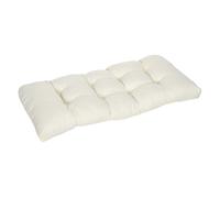 Outsunny Cojín para Banco Cojín para Balancín de 2 Plazas con 8 Puntadas para Interior y Exterior 110x48x8 cm Crema Aosom España