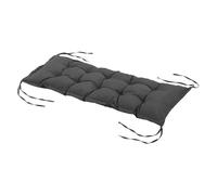 Outsunny Cojín para Banco de Jardín Acolchado 100x40x10 cm Cojín Rectangular para Interior y Exterior con Relleno Grueso y Cintas de Sujeción Gris Oscuro