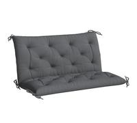 Outsunny Cojín para Banco de Jardín con Respaldo 100x98x8 cm Gris Oscuro