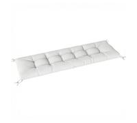Outsunny Cojín para Banco Exterior y Tumbona UV50+ 198x65x13 cm Crema