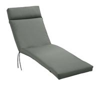 Outsunny Cojín para Tumbonas Almohadilla de Asiento para Tumbonas Cojín para Silla de Jardín Funda de Poliéster 196x55x8 cm Aosom España