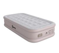 Outsunny Colchón Hinchable Individual Bomba Integrada 190x97x39 cm Caqui | Inflado 3 Min Desinflado 2 Min, Colchón Inflable Plegable Impermeable, Bolsa Transporte, Superficie Flocado, Carga 200 kg