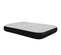 Outsunny - Colchón hinchable para 2 personas con bomba eléctrica integrada, reposacabezas con bolsa de transporte, superficie flocada, para camping, 191 x 137 x 30 cm