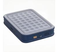 Outsunny Colchón inflable, cama de aire doble con bomba eléctrica integrada, inflado en 3 minutos, desinflado en 2 minutos, superficie aterciopelada, cama inflable plegable impermeable con bolsa de