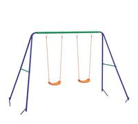 Homcom - Columpio infantil doble asiento