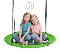 Outsunny - Columpio Redondo (110 cm, 4 Anillos), Color Verde