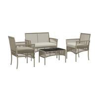 Outsunny Muebles de jardín 100x56x80 cm caqui