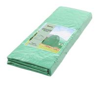 Outsunny Cubierta para invernadero de polietileno 3 x 3 m, lona para invernadero con 6 ventanas, puerta enrollable y bordes enterrados, protección UV, para agricultura, plantas, huertos y jardín