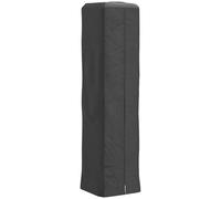 Outsunny Cubierta robusta gas piramidal terraza largo completo negro
