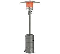 Outsunny Estufa de Gas Butano, 13000W para Butano y Propano 7 m² Gris