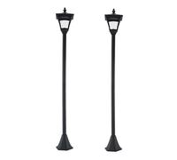 Outsunny Farolas Solares Negro