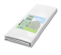 Outsunny Film Invernadero 3x3m Impermeable Puerta Enroll. 6 Vent. Blanco | Film polietileno, protección UV, resistente al desgarro, cubierta de jardín, para túnel, film solo