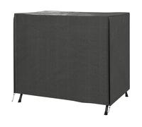 Outsunny funda balancín jardín funda columpio jardín exterior cubierta de columpio de tela oxford 600d con 2 cremalleras impermeable 177x114x152 cm gris oscuro