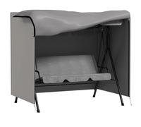 Outsunny Funda Balancín Jardín Funda Columpio Jardín Exterior Cubierta de Columpio de Tela Oxford 600D con 2 Cremalleras Impermeable 177x114x152 cm Gris