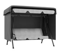 Outsunny Funda Balancín Jardín Impermeable 215x155x150 cm Gris Oscuro