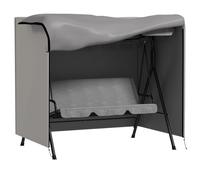 Outsunny Funda para Balancín de Jardín con Cremallera Cubierta para Muebles de Exterior 177x114x152 cm Gris Aosom España