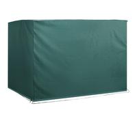 Outsunny Funda para Balancín Protectora para Columpio de Jardín 3 Plazas Impermeable con Cremallera Antipolvo 215x155x150 cm Verde Aosom España