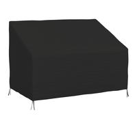 Outsunny Funda para Banco de Jardín de 2 Plazas Tela Oxford 600D con Recubrimiento Impermeable para Patio Terraza 140x84x56/94 cm