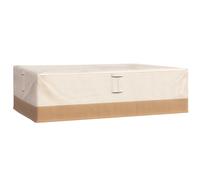Outsunny Funda Protectora para Muebles de Jardín 270x200x78 cm Tela Oxford 600D Impermeable Cubierta para Sofás Mesas Exterior Beige Aosom España