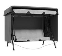 Outsunny Funda Protectora Impermeable para Balancín de Jardín 3 Plazas con Cremallera Antipolvo y Antiviento 215x155x150 cm