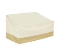 Outsunny funda protectora para banco 2-3 plaza cubierta de muebles impermeable exterior jardín protección contra lluvia y sol 152x87x59/79cm 600d tela oxford