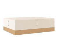 Outsunny Funda Protectora para Muebles de Jardín 275x208x78 Tela Oxford 600D Impermeable Cubierta para Sofás Mesas Exterior con 4 Ventilaciones 5 Asas y Cordón de Tracción Beige