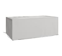 Outsunny Funda protectora para muebles de jardín resistente al invierno, impermeable, anti-UV, lona 600D Oxford, 210 x 140 x 80 cm, Gris Aosom España