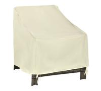 Outsunny Funda Protectora para Sillas Cubierta de Muebles Sillón Impermeable Exterior Jardín Protección contra Lluvia y Sol 68x87x77cm 600D Tela