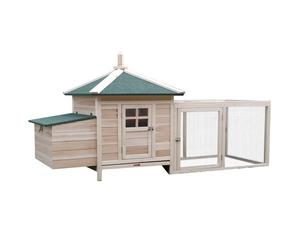 Outsunny Gallinero de Madera de Abeto