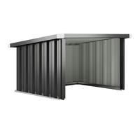 Outsunny Garaje para Robot Cortacésped en Acero Galvanizado, 108x86x62,5 cm, Gris Oscuro Aosom España