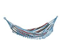 Outsunny Hamaca Doble Portátil de Algodón 285x150 cm 120 kg Multicolor