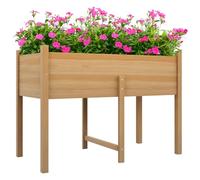 Outsunny Mesa de Cultivo Madera Natural