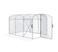 Outsunny Invernadero de túnel, para caminar, cubierta transparente, marco de acero galvanizado, 3x2x2 m Aosom España