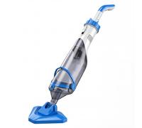Outsunny Limpiafondos de Piscina Manual Inalámbrica con Cepillo y Barra Ajustable de 63-150 cm para Piscinas Pequeñas Azul