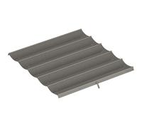 Outsunny Lona de techo para pérgola/cenador retráctil de 3 x 3 m - solo lona 250 x 255 cm gris claro Aosom España
